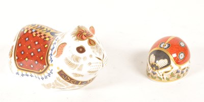 Lot 32 - ROYAL CROWN DERBY - TWO 21ST CENTURY BONE CHINA PAPERWEIGHT FIGURES