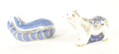 Lot 38 - ROYAL CROWN DERBY - TWO 21ST CENTURY BONE CHINA PAPERWEIGHTS