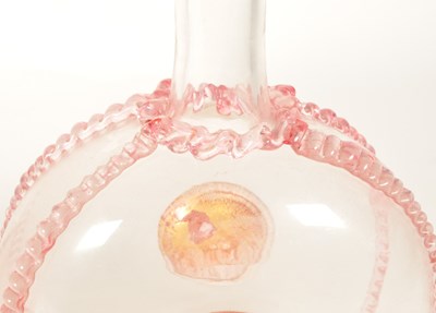 Lot 39 - PAIR OF LATE 19TH CENTURY ITALIAN MURIAN GLASS DECANTERS