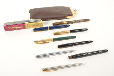 Lot 285 - COLLECTION OF VINTAGE 20TH CENTURY FOUNTAIN WRITING PENS