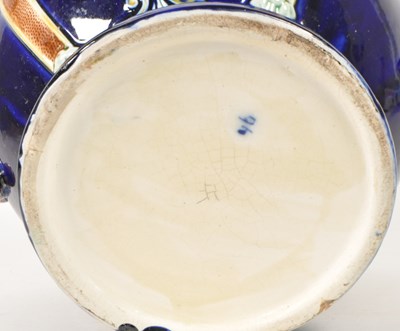 Lot 31 - THOMAS FORESTER - 1890 VICTORIAN EARTHENWARE MAJOLICA PLANTER