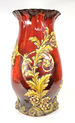 Lot 51 - 19TH CENTURY VICTORIAN MAJOLICA EARTHENWARE