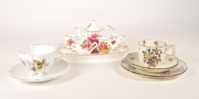Lot 50 - 20TH CENTURY CHINA AND IRONSTONE TEA SERVICE PIECES