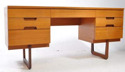 Lot 635 - UNIFLEX FURNITURE- MID CENTURY TEAK WRITING DESK
