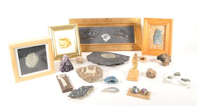 Lot 245 - NATURAL HISTORY - COLLECTION OF GEMSTONES AND GEODES