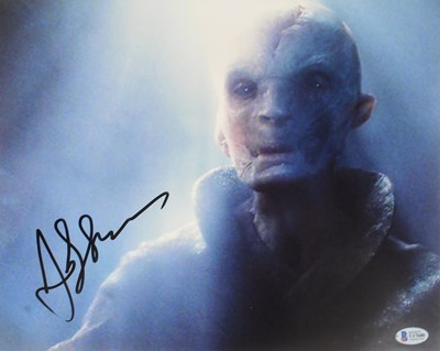 Lot 87 - STAR WARS - ANDY SERKIS - AUTOGRAPHED 11X14" PHOTO - BECKETT