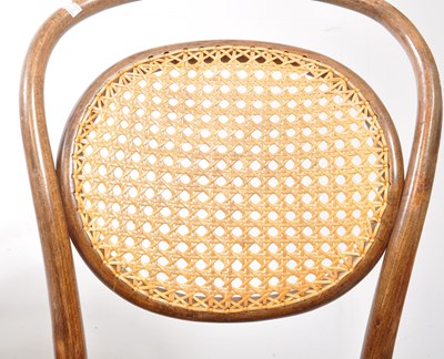 Lot 565 - DINETTE MID CENTURY SET OF EIGHT THONET STYLE BENTWOOD CHAIRS