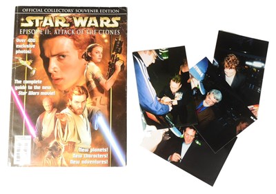 Lot 190 - STAR WARS - MULTI-SIGNED MAGAZINE - GEORGE LUCAS ETC - ACOA