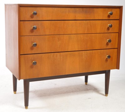 Lot 557 - G PLAN FURNITURE - MID CENTURY TEAK CHEST OF DRAWERS