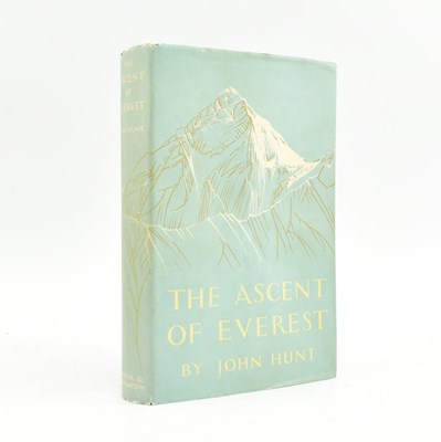 Lot 201 - HUNT, JOHN. 1953 THE ASCENT OF EVEREST SIGNED BY EDMUND HILLARY