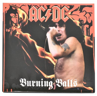 Lot 26 - AC/DC - BURNING BALLS - LIMITED EDITION VINYL RECORD