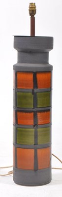 Lot 614 - WEST GERMAN POTTERY - MID CENTURY CERAMIC FAT LAVA TABLE LAMP