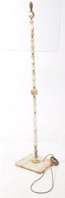 Lot 617 - MID CENTURY OYNX STANDARD LAMP