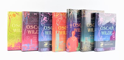 Lot 215 - HISTORICAL MYSTERY. SET OF 6 OSCAR WILDE ADVENTURES BY GYLES BRANDRETH & A DUPLICATE