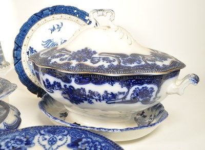 Lot 54 - COLLECTION OF 20TH CENTURY BLUE AND WHITE TRANSFER WARES