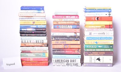 Lot 231 - SIGNED MODERN FIRST EDITIONS. LARGE COLLECTION OF LITERARY FICTION