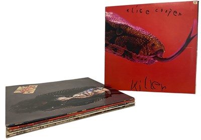Lot 52 - ALICE COOPER - COLLECTION OF VINYL RECORD ALBUMS