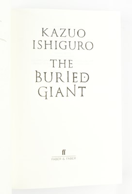 Lot 1 - ISHIGURO, KAZUO. 2015 THE BURIED GIANT LIMITED EDITION SPECIALLY BOUND & SIGNED