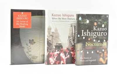 Lot 270 - ISHUGURO, KAZUO. THREE FIRST ENGLISH EDITIONS, TWO BEING SIGNED