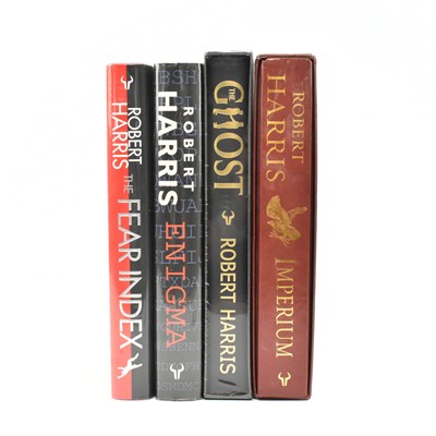 Lot 243 - HARRIS, ROBERT. FOUR SIGNED TITLES INCL. TWO UNOPENED LIMITED EDITIONS