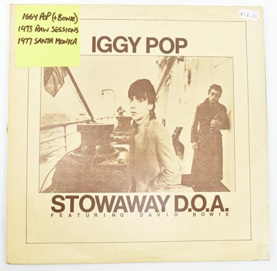Lot 119 - IGGY POP - STOWAWAY D.O.A FEAT. DAVID BOWIE - BOOTLEG ALBUM