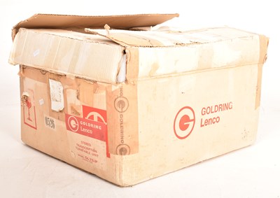Lot 190 - GOLDRING LENCO - GL75 - TRANSCRIPTION RECORD DECK