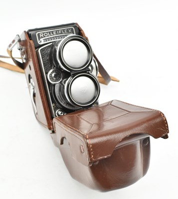 Lot 148 - ROLLEIFLEX CAMERA MODEL S 2305292 IN ORIG. CALF LEATHER CASE