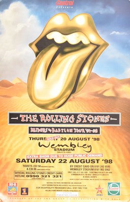 Lot 53 - ROLLING STONES - BRIDGES TO BABYLON LARGE POSTER