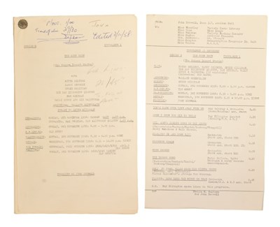 Lot 8 - THE GOON SHOW – BBC COMEDY SHOW 1951-1960 - ORIGINAL RECORDING SCRIPT