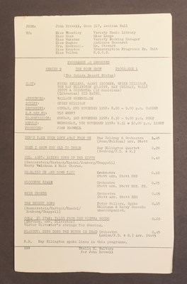 Lot 8 - THE GOON SHOW – BBC COMEDY SHOW 1951-1960 - ORIGINAL RECORDING SCRIPT