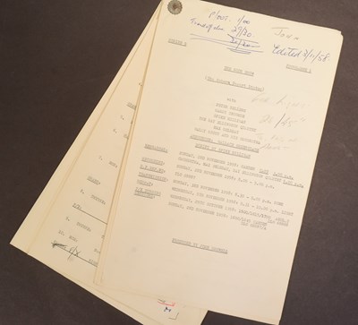 Lot 8 - THE GOON SHOW – BBC COMEDY SHOW 1951-1960 - ORIGINAL RECORDING SCRIPT