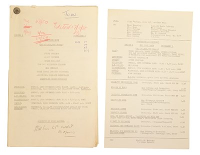 Lot 17 - THE GOON SHOW – BBC COMEDY SHOW 1951-1960 - ORIGINAL RECORDING SCRIPT