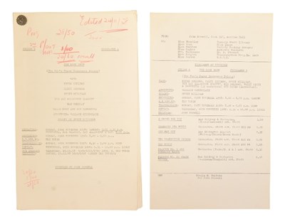 Lot 22 - THE GOON SHOW – BBC COMEDY SHOW 1951-1960 - ORIGINAL RECORDING SCRIPT