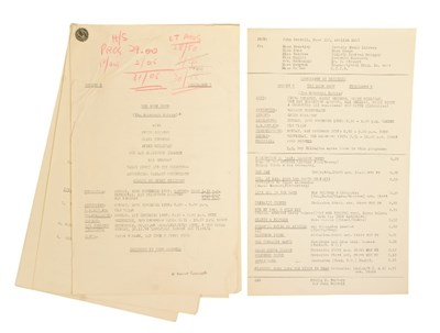 Lot 27 - THE GOON SHOW – BBC COMEDY SHOW 1951-1960 - ORIGINAL RECORDING SCRIPT
