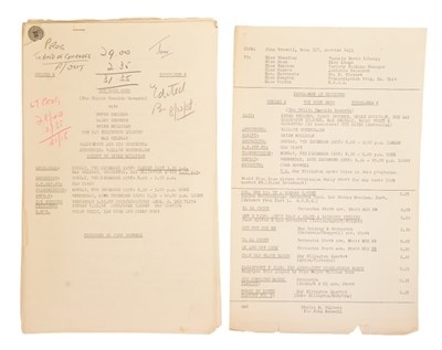 Lot 31 - THE GOON SHOW – BBC COMEDY SHOW 1951-1960 - ORIGINAL RECORDING SCRIPT