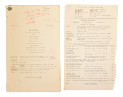 Lot 52 - THE GOON SHOW – BBC COMEDY SHOW 1951-1960 - ORIGINAL RECORDING SCRIPT
