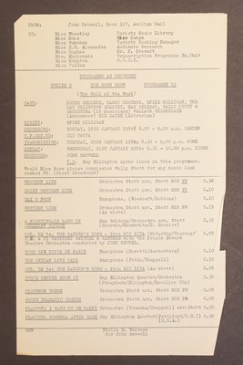 Lot 52 - THE GOON SHOW – BBC COMEDY SHOW 1951-1960 - ORIGINAL RECORDING SCRIPT