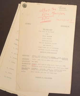 Lot 52 - THE GOON SHOW – BBC COMEDY SHOW 1951-1960 - ORIGINAL RECORDING SCRIPT
