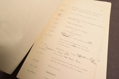 Lot 52 - THE GOON SHOW – BBC COMEDY SHOW 1951-1960 - ORIGINAL RECORDING SCRIPT