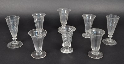Lot 70 - COLLECTION OF 18TH / 19TH CENTURY GEORGIAN JELLY GLASSES