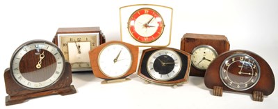 Lot 289 - COLLECTION OF VINTAGE 20TH CENTURY ART DECO STYLE MANTEL CLOCKS