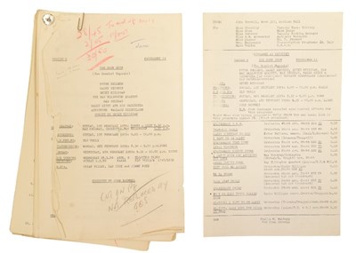 Lot 59 - THE GOON SHOW – BBC COMEDY SHOW 1951-1960 - ORIGINAL RECORDING SCRIPT