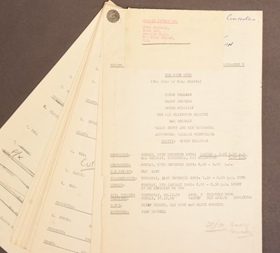 Lot 81 - THE GOON SHOW – BBC COMEDY SHOW 1951-1960 - ORIGINAL RECORDING SCRIPT