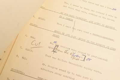 Lot 81 - THE GOON SHOW – BBC COMEDY SHOW 1951-1960 - ORIGINAL RECORDING SCRIPT