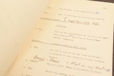 Lot 81 - THE GOON SHOW – BBC COMEDY SHOW 1951-1960 - ORIGINAL RECORDING SCRIPT