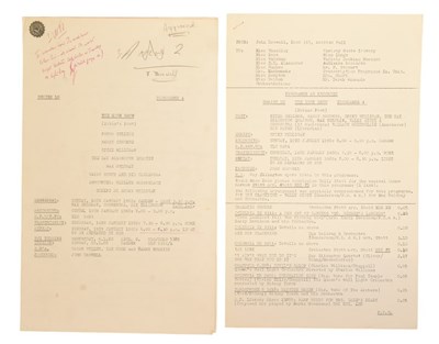 Lot 88 - THE GOON SHOW – BBC COMEDY SHOW 1951-1960 - ORIGINAL RECORDING SCRIPT