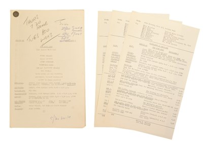 Lot 93 - THE GOON SHOW – BBC COMEDY SHOW 1951-1960 - ORIGINAL RECORDING SCRIPT