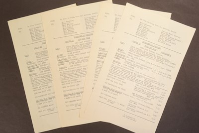 Lot 97 - THE GOON SHOW – BBC COMEDY SHOW 1951-1960 - ORIGINAL RECORDING SCRIPT