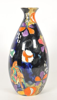 Lot 42 - HAND PAINTED CORONAWARE FLORAL VASE