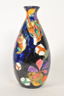 Lot 42 - HAND PAINTED CORONAWARE FLORAL VASE